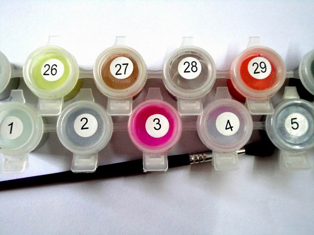 丙烯颜料数油画颜料